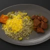 باقالی پلو با گوشت، غذای اصیل ایرانی، غذای مجلسی، برنج ایرانی، تهدیگ زعفرانی، غذای سنتی
